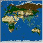Карта "Планета Земля" для Героев 3 сверхбольшого размера